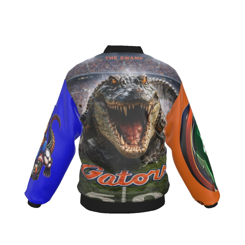 All-Over Print Men's Jacket With Sleeve Pocket