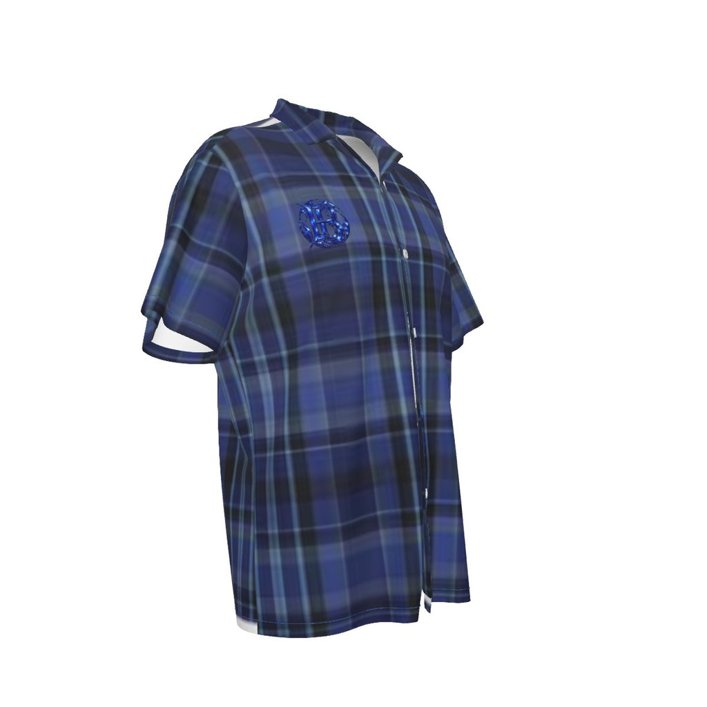 Men's short sleeved Shirt With Button Closure