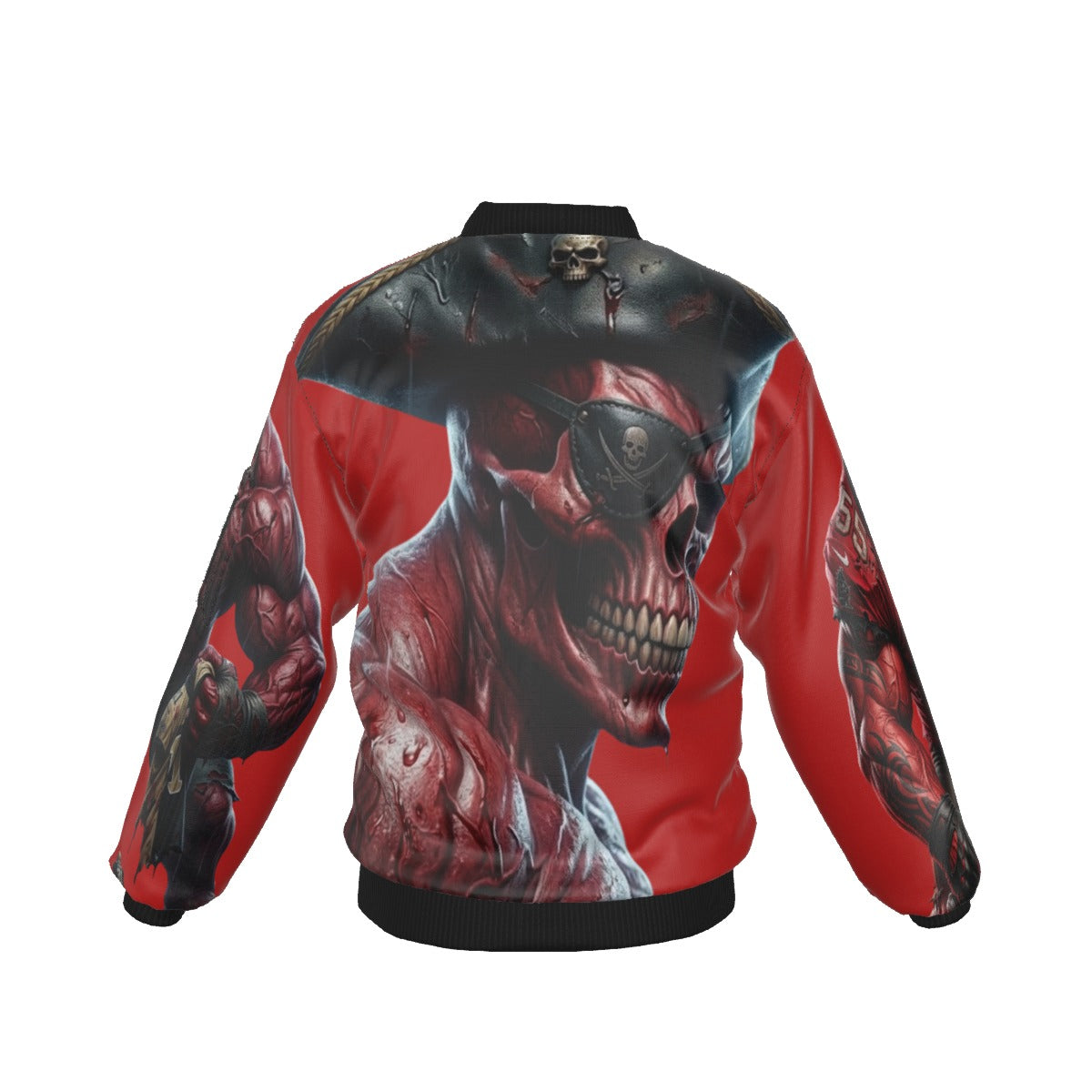 All-Over Print Men's Jacket With Sleeve Pocket