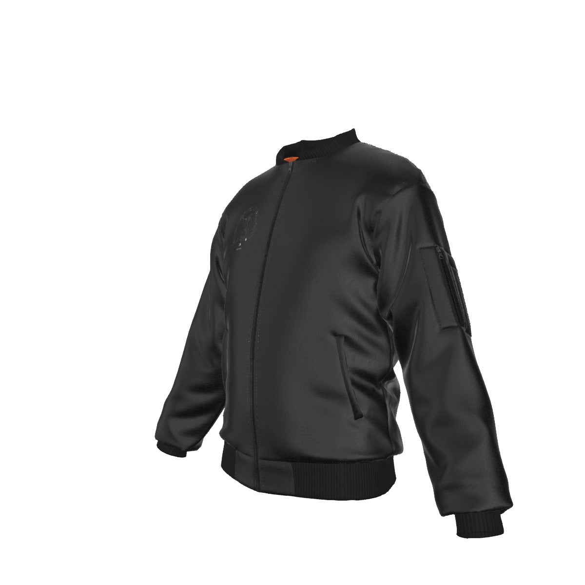 All-Over Print Men's Jacket With Sleeve Pocket