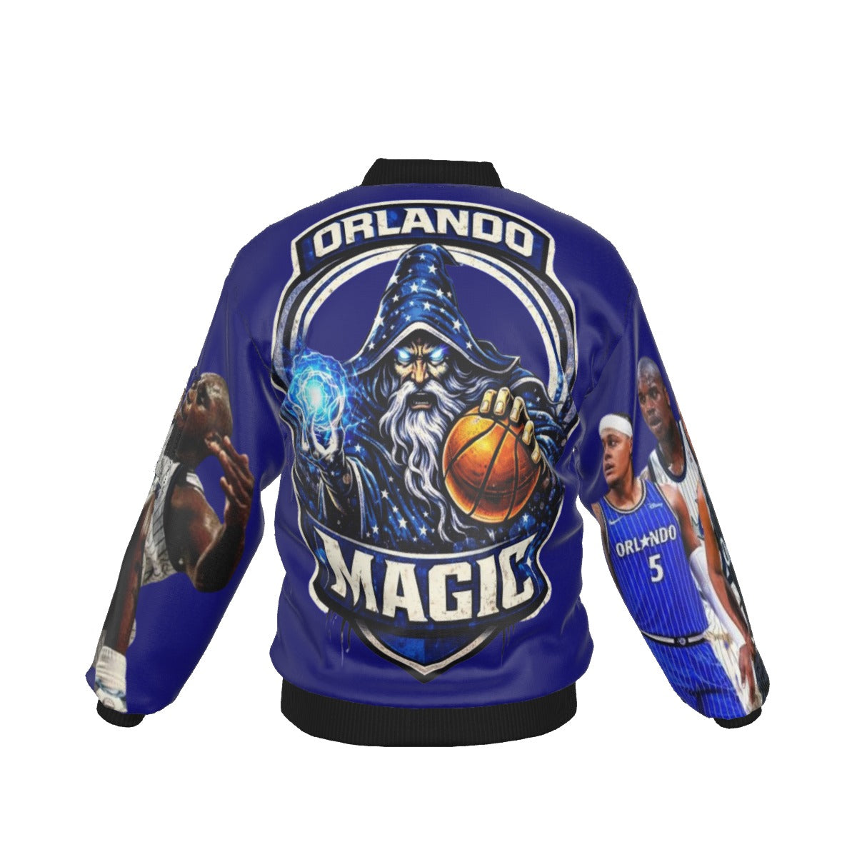 All-Over Print Men's Jacket With Sleeve Pocket