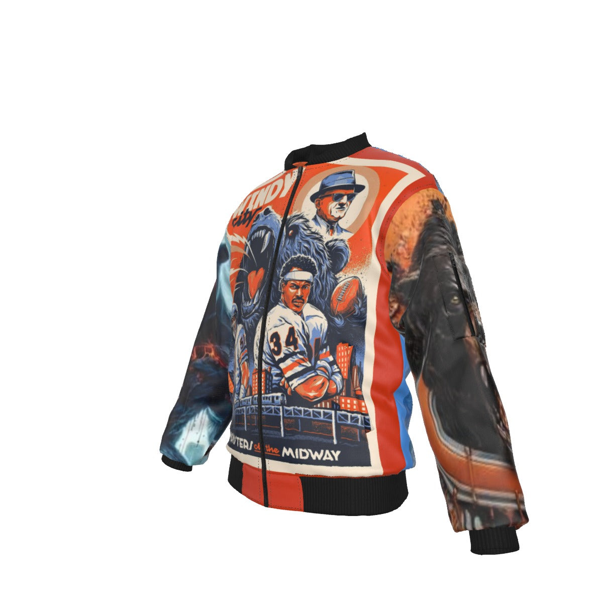Men's Jacket With Sleeve Pocket
