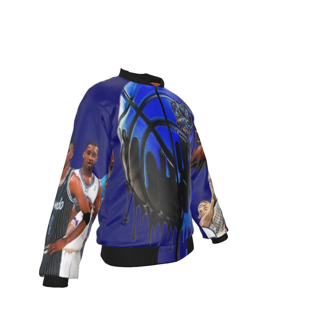 All-Over Print Men's Jacket With Sleeve Pocket