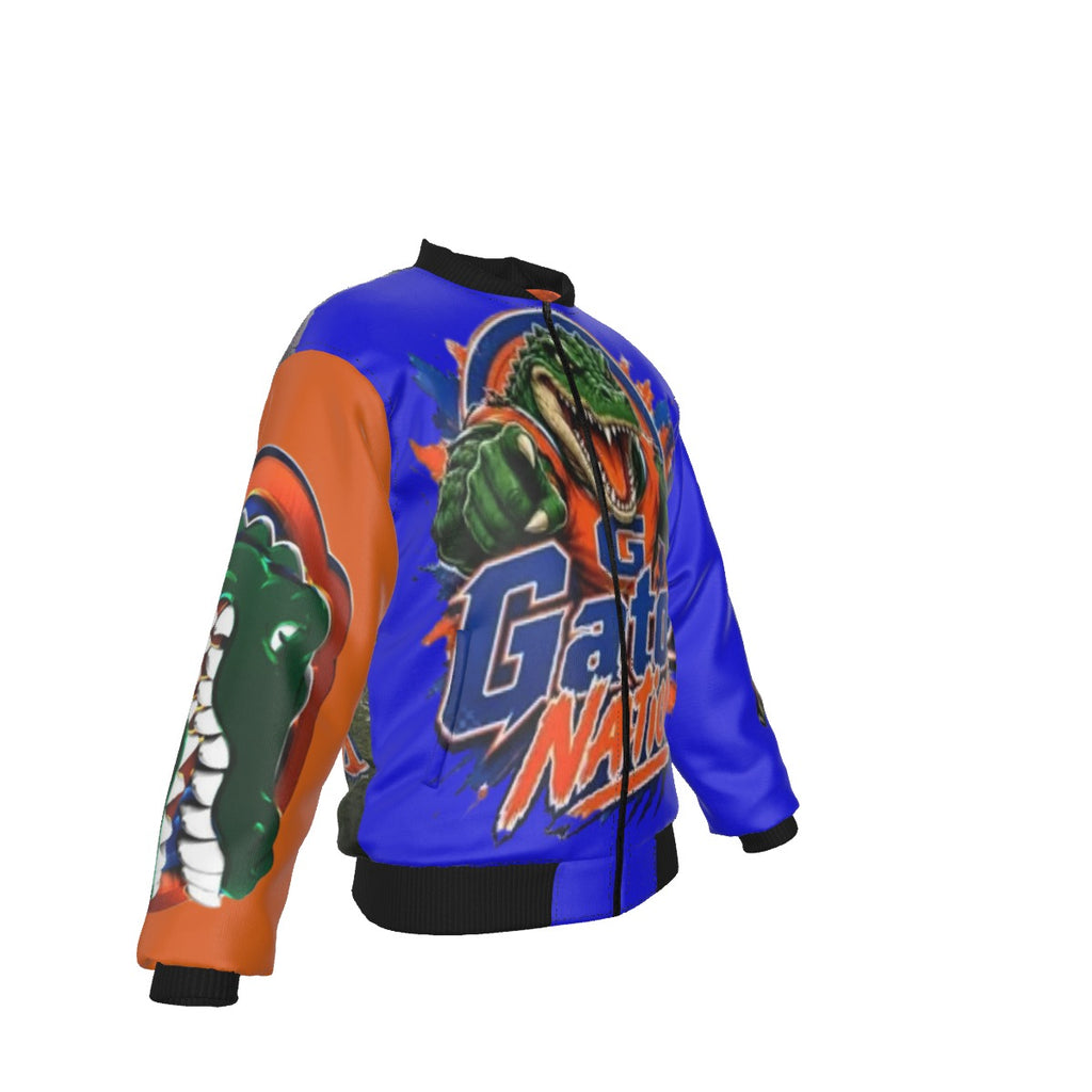 All-Over Print Men's Jacket With Sleeve Pocket