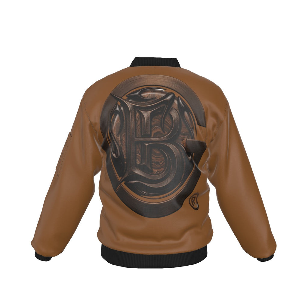 All-Over Print Men's Jacket With Sleeve Pocket