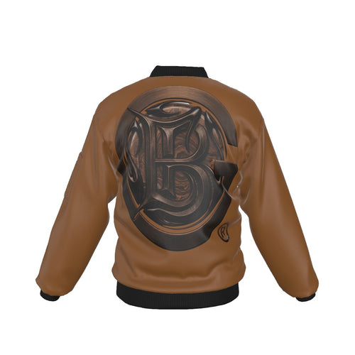 All-Over Print Men's Jacket With Sleeve Pocket