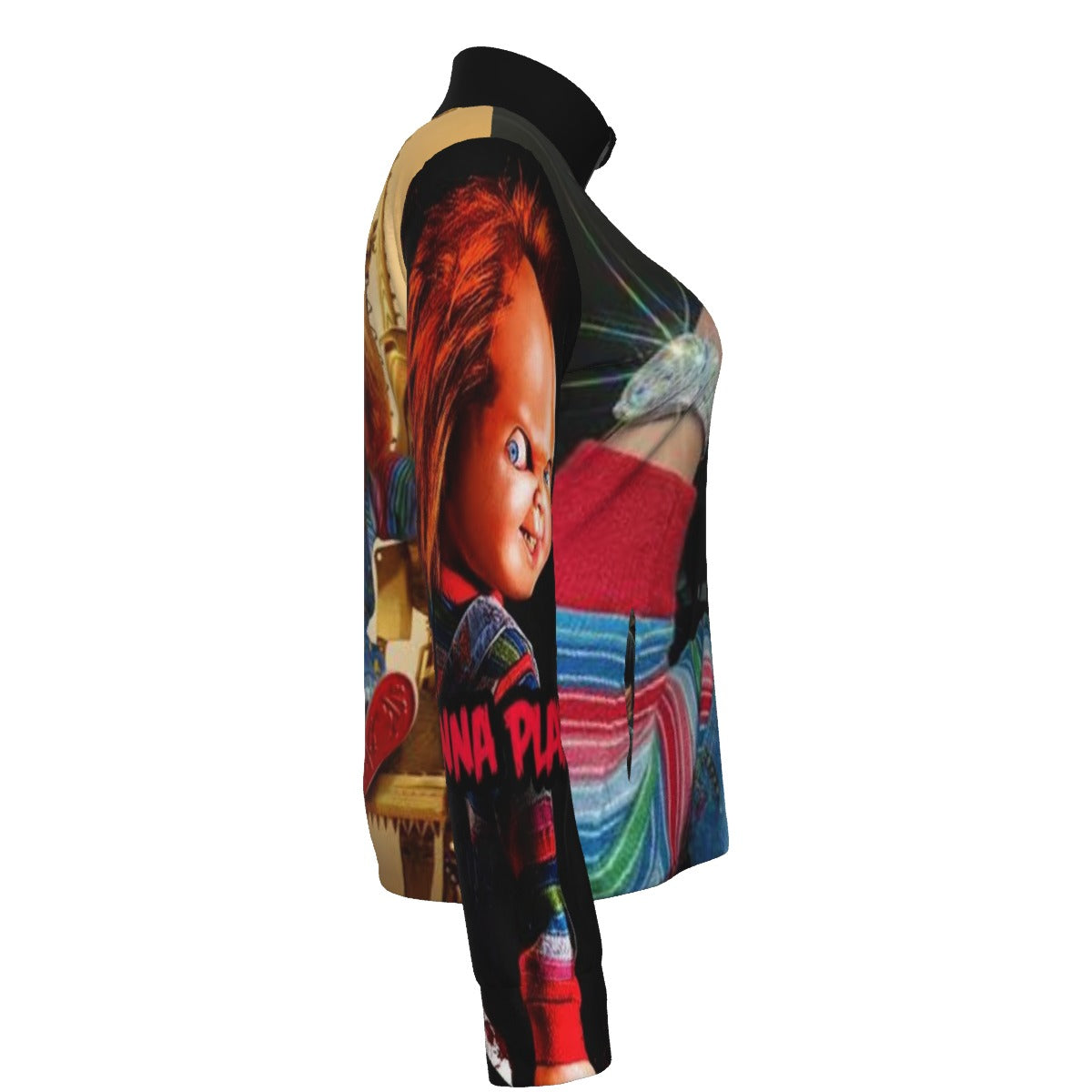 All-Over Print Women's Long Sleeve Thumbhole Jacket|230GSM