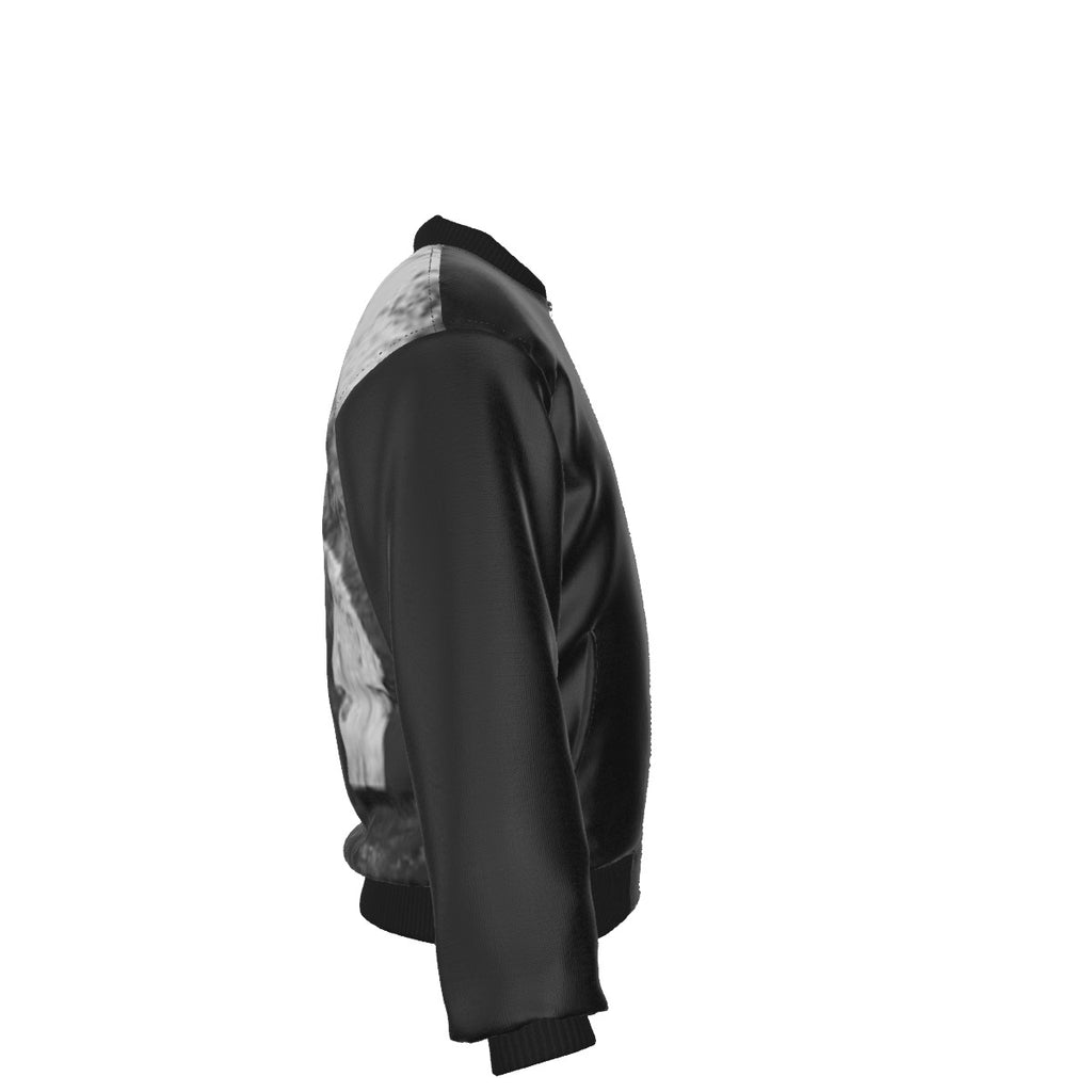 All-Over Print Men's Jacket With Sleeve Pocket