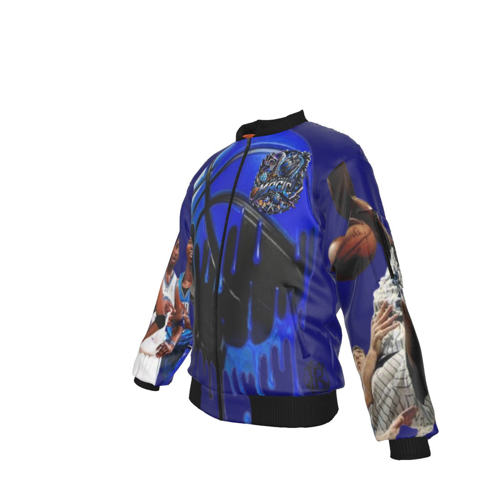 All-Over Print Men's Jacket With Sleeve Pocket