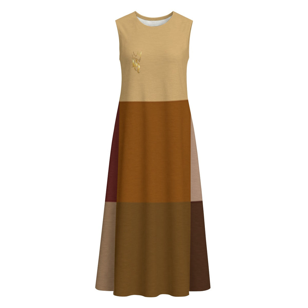 Women's Sleeveless Dress With Pocket| by Black Queen