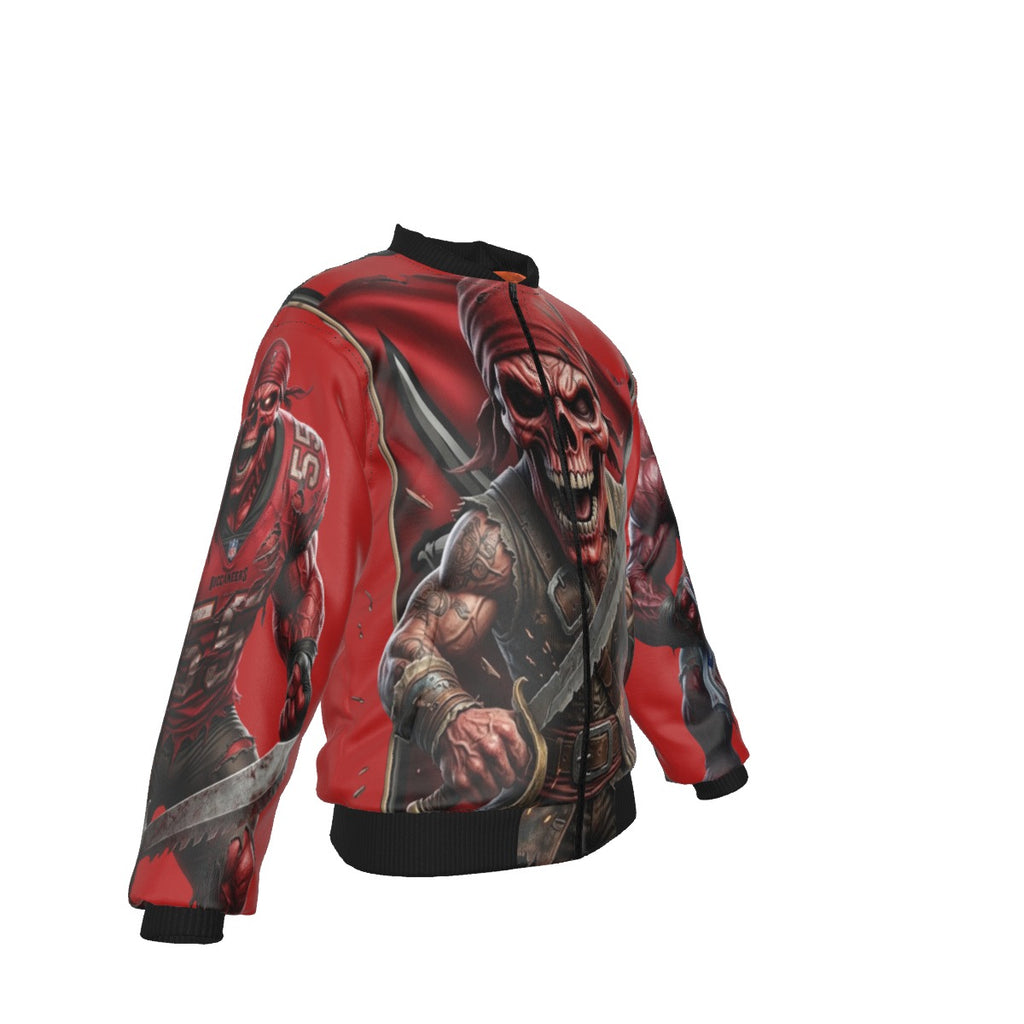 All-Over Print Men's Jacket With Sleeve Pocket