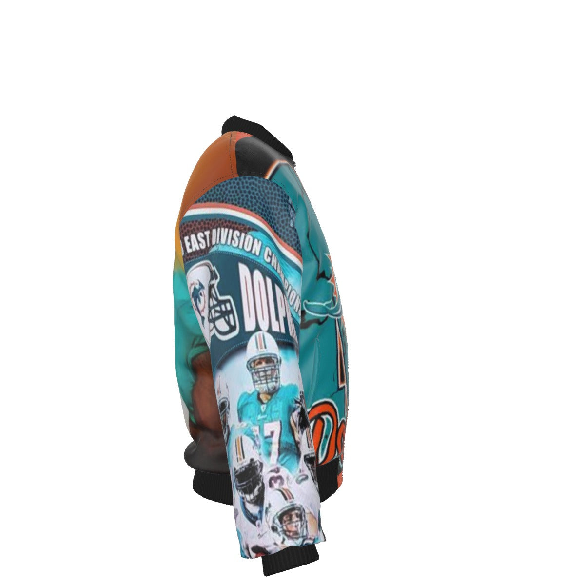 All-Over Print Men's Jacket With Sleeve Pocket