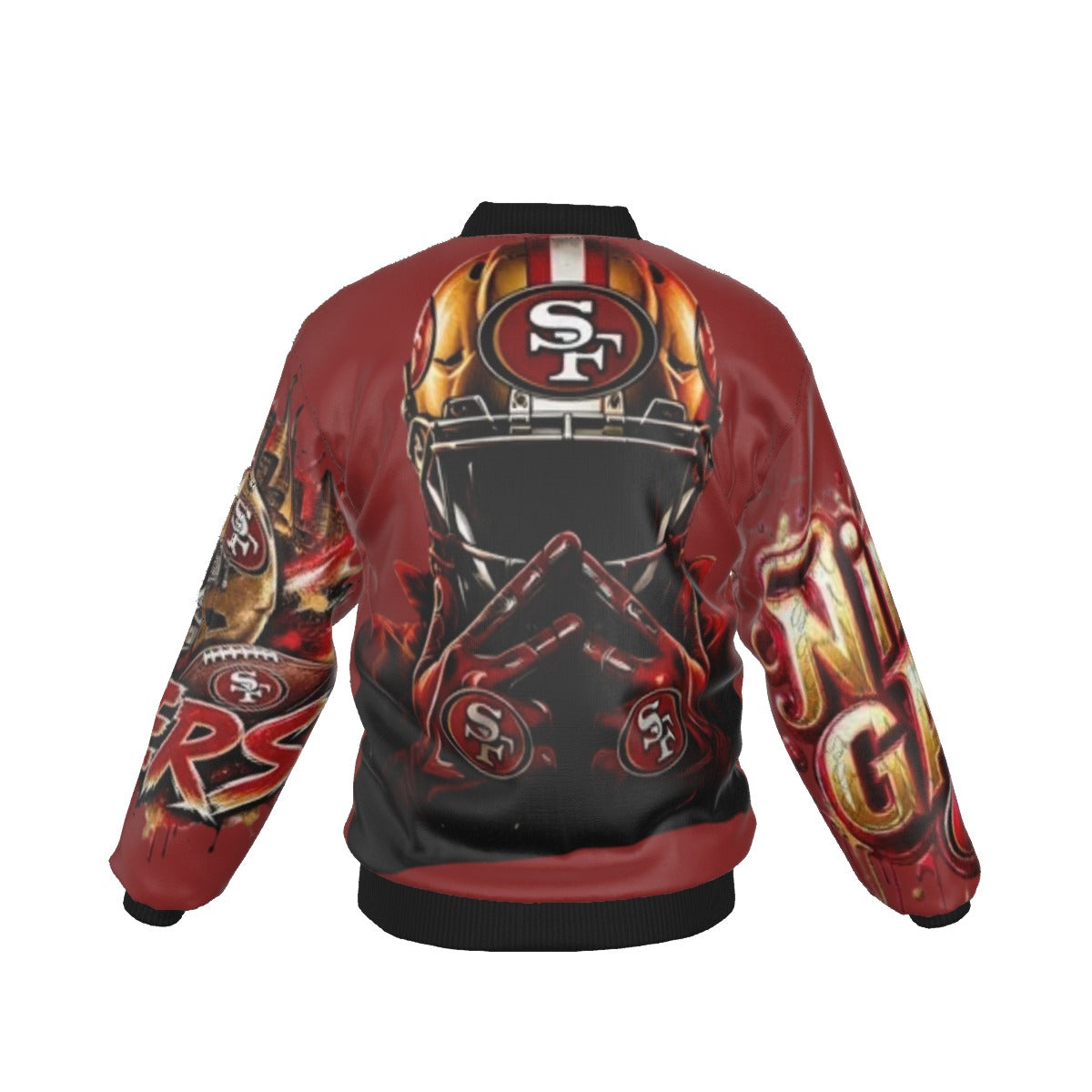 All-Over Print Men's Jacket With Sleeve Pocket
