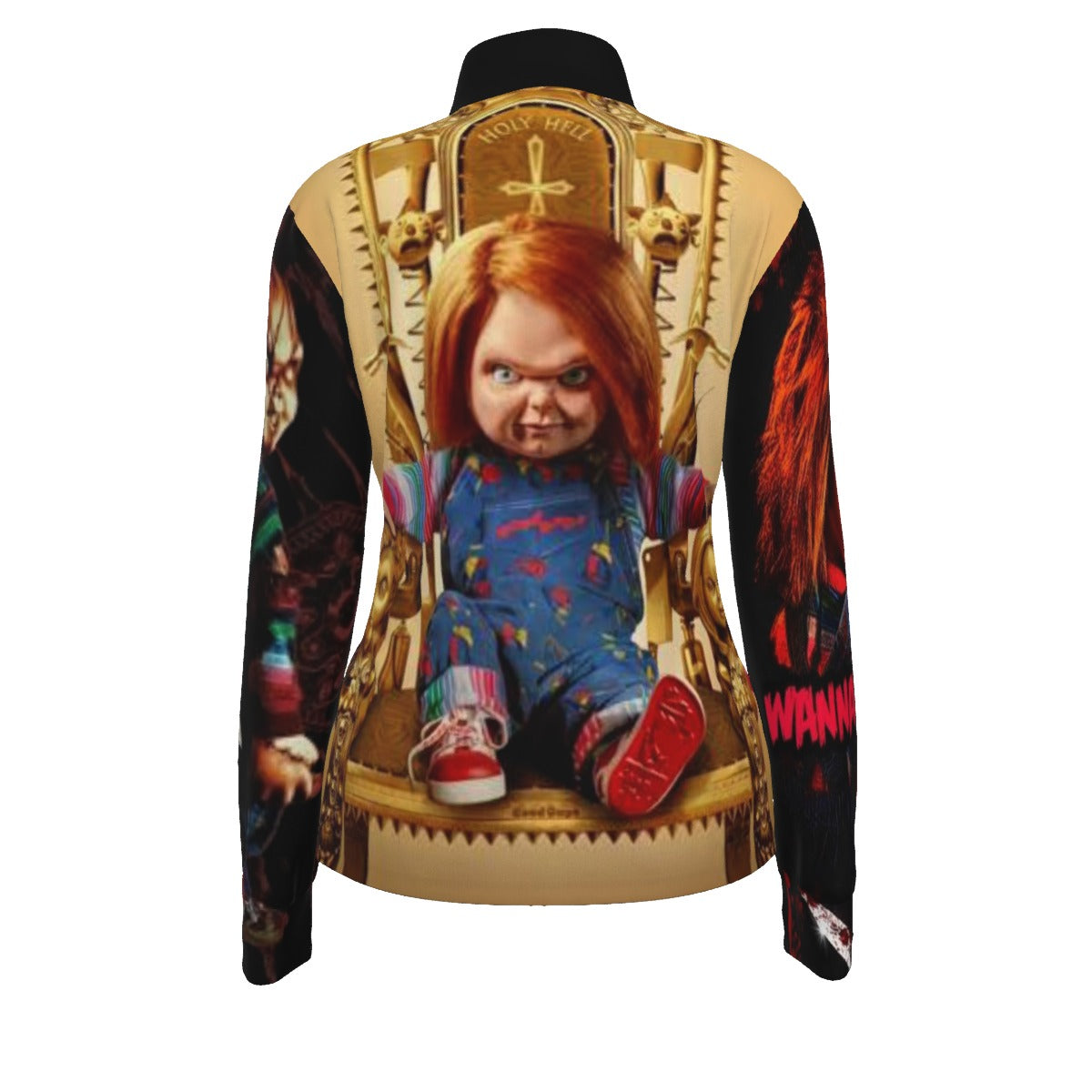All-Over Print Women's Long Sleeve Thumbhole Jacket|230GSM