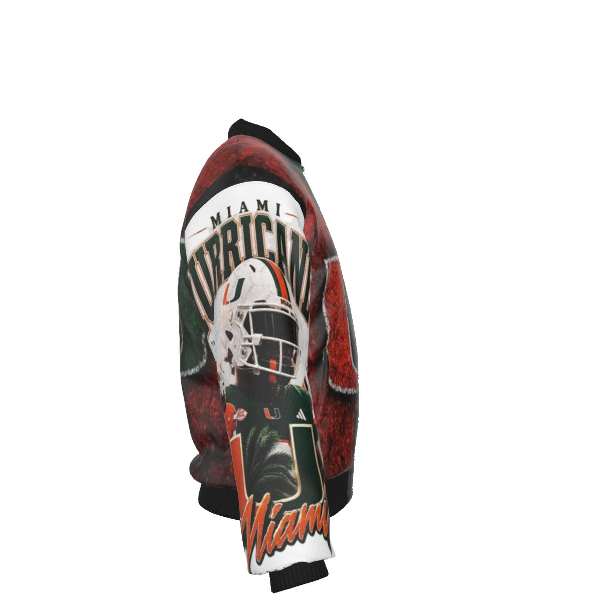 All-Over Print Men's Jacket With Sleeve Pocket