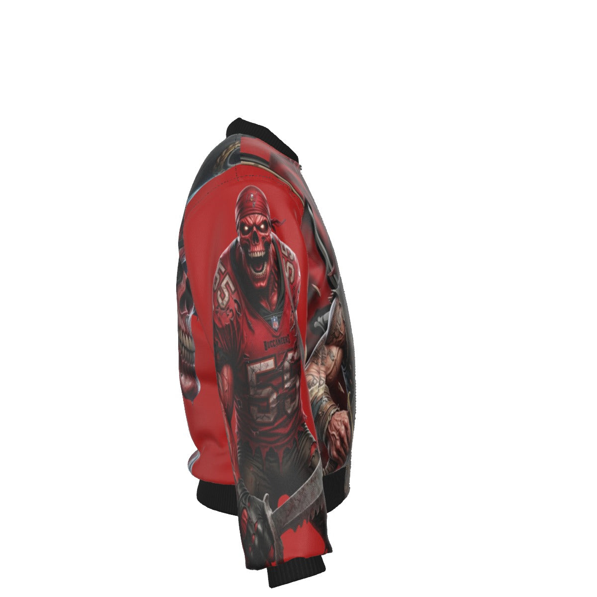 All-Over Print Men's Jacket With Sleeve Pocket