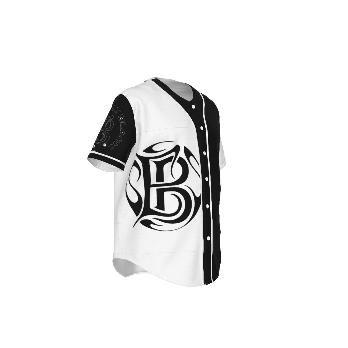 Men's Short Sleeve Baseball Jersey With Pinstripes