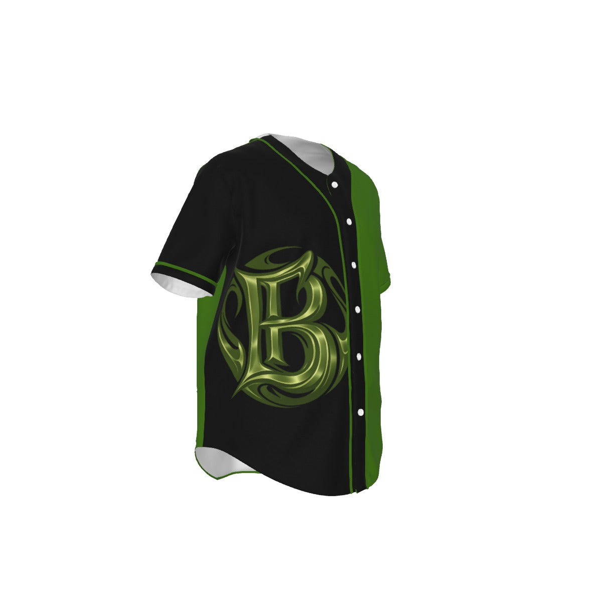 Men's Short Sleeve Baseball Jersey With Pinstripes