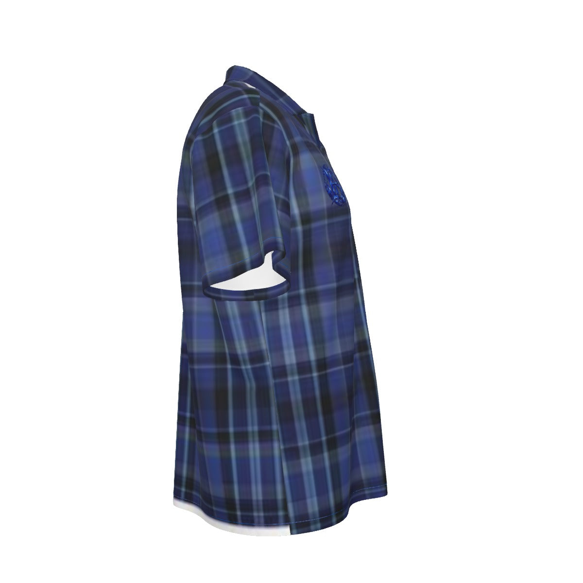 Men's short sleeved Shirt With Button Closure