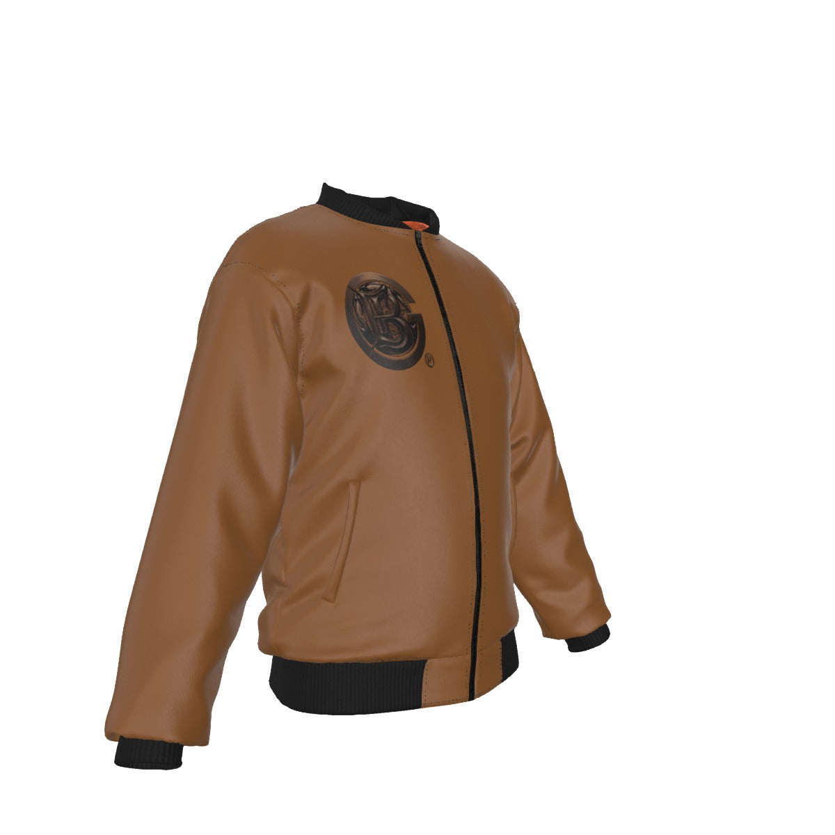 All-Over Print Men's Jacket With Sleeve Pocket